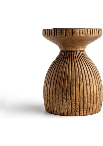 Terra Kısa Rustik Şamdan 15 cm modelleri