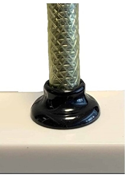 Doğalgaz Ocak Flex Hortumu Rozeti Mermer Üstü Delik Tapa Yüzük Siyah modelleri