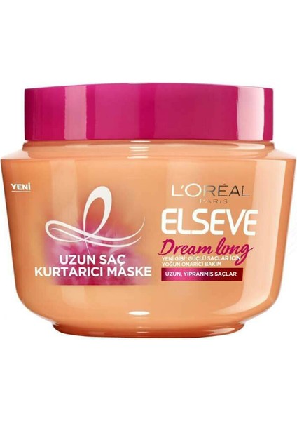 3 Adet Elseve Saç Maskesi Dream Long 300 ml fiyatları
