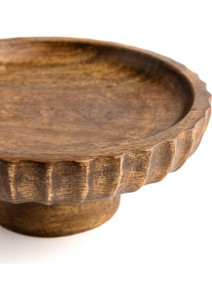 Terra Ayaklı Sunum Tabağı 20 cm