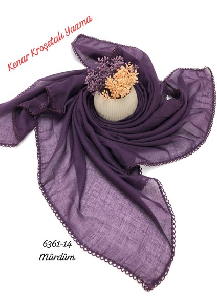 6361 Düz Kenar Kroşetalı (Tığlı ) Yazma