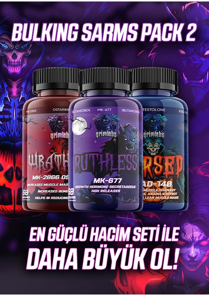 Hypertrophy Elıte Trıo RAD140 -MK2866 Ostarine - MK677 Ibutamoren