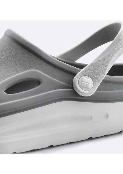 Erkek Gri-Beyaz Eva Terlik A31Y8316