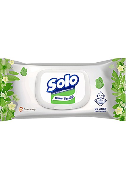 4 Adet Solo Islak Havlu Kapaklı 90 Lı