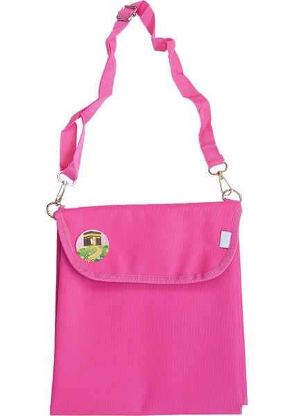 Kendinden Çantalı Katlanabilir Kız Çocuk Seccadesi, Seyyar Askılı - Pembe fiyatları