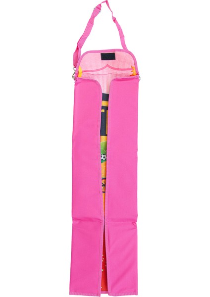 Kendinden Çantalı Katlanabilir Kız Çocuk Seccadesi, Seyyar Askılı - Pembe fırsatları