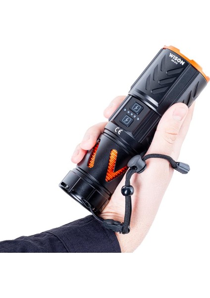 Şarj Edilebilir El Feneri - Wison - 3000 Lümen - 30 Watt fiyatları