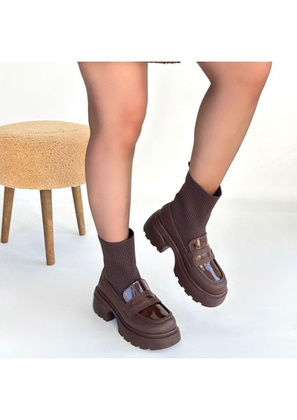 Wanye Kahverengi Cilt Cilt Streçli Bot fırsatları