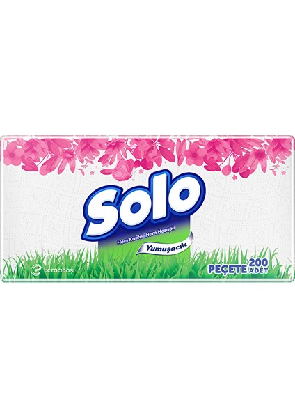 2 Adet Solo Süper Peçete 200'LÜ