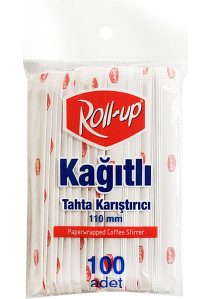 Tekli Sarım Ahşap Karıştırıcı 100'LÜ 11 cm 3 Adet