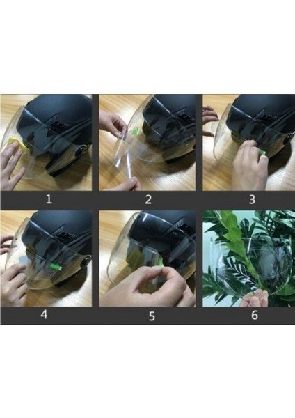 Kask Yağmur Kaydırıcı - Anti-Sis Hidrofobik Film fırsatları