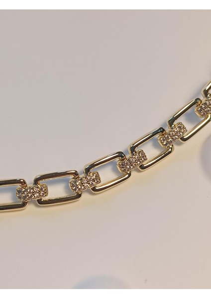 Dikdörtgen Zirkon Taşlı 14 K Kaplama Xuping Jewelry Bileklik fiyatları