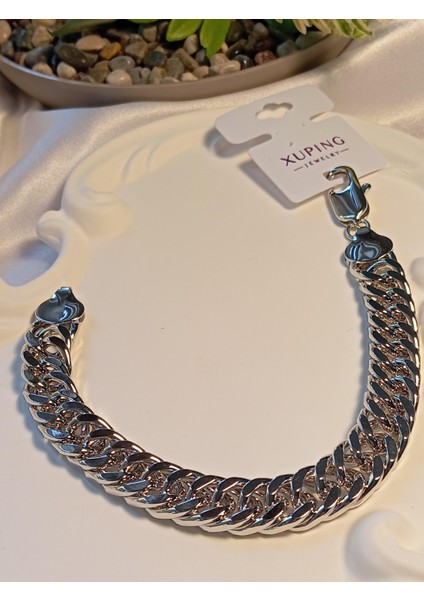 Gümüş Renk Erkek Bileklik - Xuping Jewelry