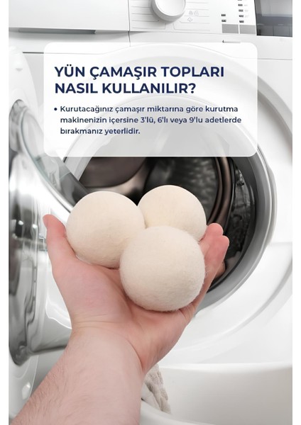 3'lü Yün Kurutma Topu Seti modelleri