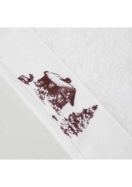 Chalet Pamuk 50X85 cm Yüz Havlusu Beyaz fiyatları