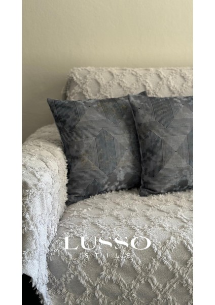 Siena Gümüş Gri Koltuk Örtüsü 180x300 modelleri