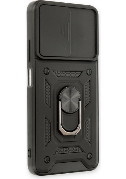 Xiaomi Redmi Note 11T Kılıf Pars Lens Yüzüklü Silikon - Siyah (K95) fiyatları