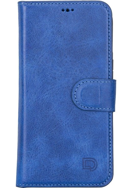 Apple iPhone 13 Uyumlu Deri Cüzdanlı Kılıf Okyanus Mavi fiyatları