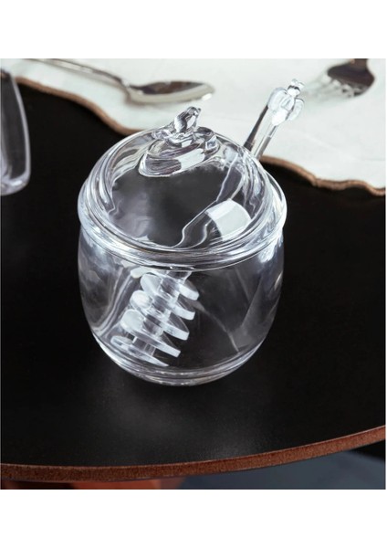 Kuş Kapaklı Kristal Bal Saklama Kabı-Cam Bal Kavanozu fiyatları