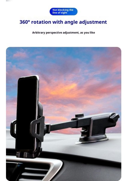 Vantuz + Havalandırma Araba Cep Telefonu Tutucu Araba Evrensel Araba Çok Fonksiyonlu Navigasyon Destek Braketi (Yurt Dışından) modelleri