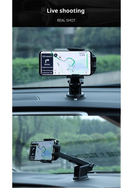 Vantuz + Havalandırma Araba Cep Telefonu Tutucu Araba Evrensel Araba Çok Fonksiyonlu Navigasyon Destek Braketi (Yurt Dışından) fırsatları
