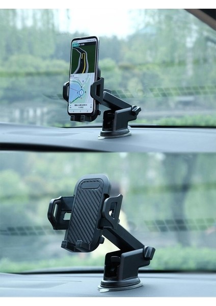 Vantuz + Havalandırma Araba Cep Telefonu Tutucu Araba Evrensel Araba Çok Fonksiyonlu Navigasyon Destek Braketi (Yurt Dışından) indirimleri