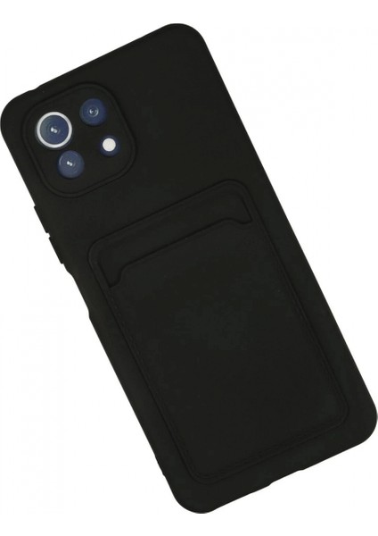 Xiaomi Mi 11 Lite Kılıf Kelvin Kartvizitli Silikon - Siyah (K95) fiyatları