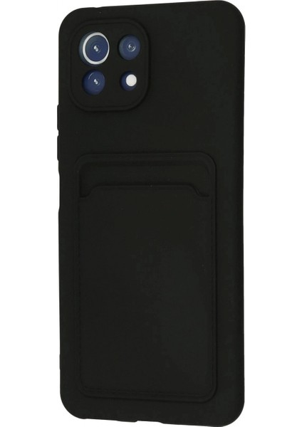 Xiaomi Mi 11 Lite Kılıf Kelvin Kartvizitli Silikon - Siyah (K95) modelleri