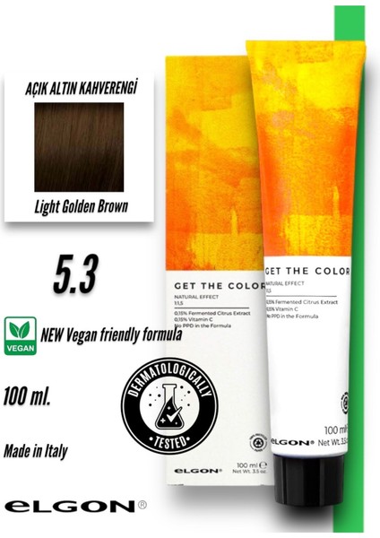 Get The Color 5.3 Profesyonel Saç Boyası (100 Ml.) (Oksidansız)
