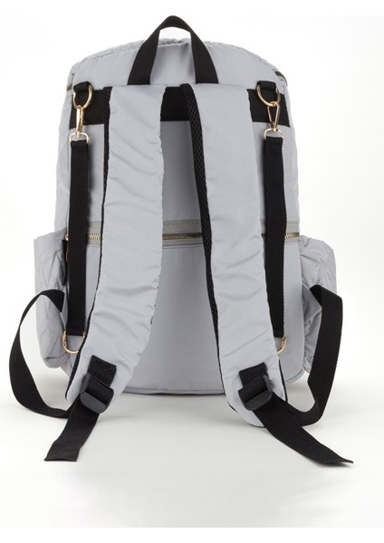 Nakışlı Bondit Hafif Kumaş Anne Bebek Bakım Çantası Termoslu Biberon Cepleri indirimleri