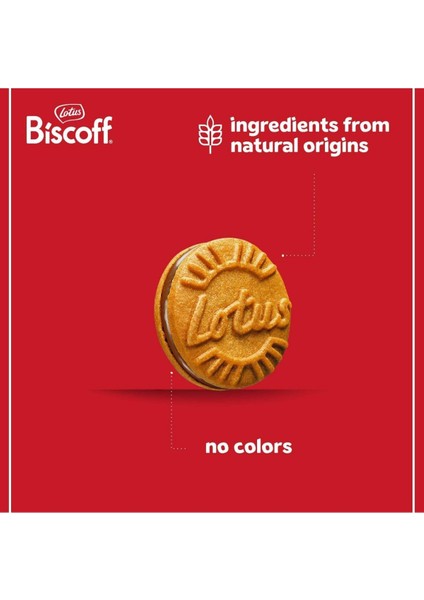 Biscoff Vanilya ve Çikolata Kremalı Sandviç Bisküvi 2'li fırsatları