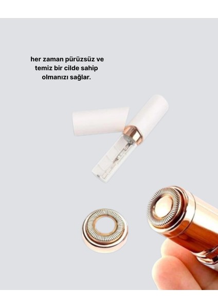Kadınlar Için Yüz ve Kaş Epilatörü – Hassas Cilt Dostu, Pil ile Çalışan, Taşınabilir ve Şık Tasarım fırsatları