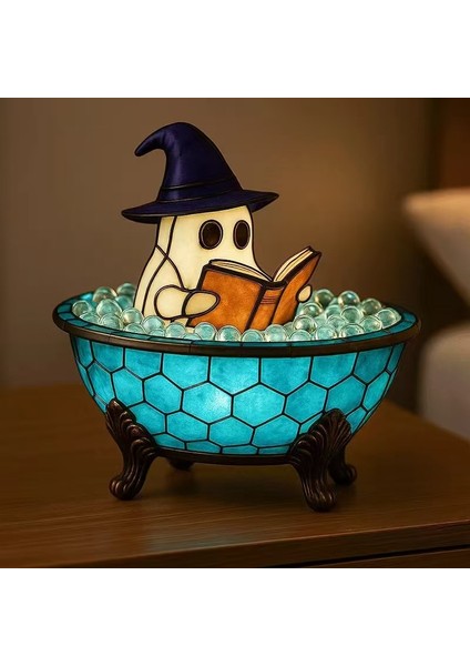 Sevimli Hayalet Okuma Kitap Lambası Hayalet Kacık Işık Noel Hayalet Kitap Küçük Sevimli Hayalet Okuma Cadılar Bayramı Hayalet Gece Işık Süs (Yurt Dışından)