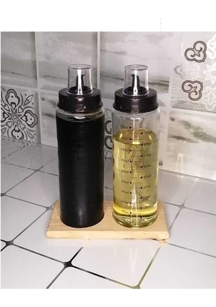 Ahşap Yağdanlık Altlığı -2 Bölmeli Yağlık Sosluk Standı fiyatları