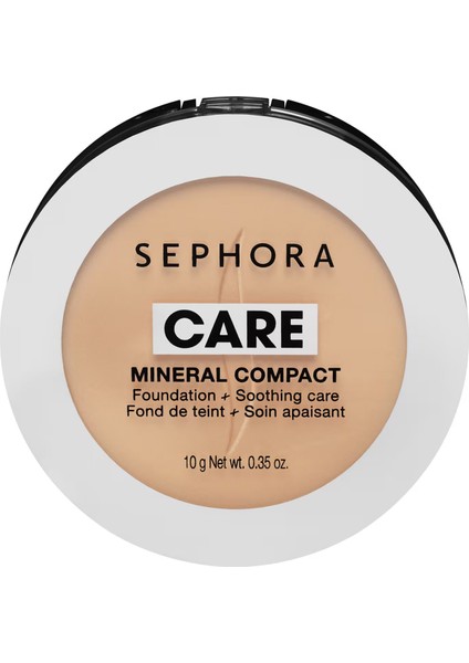 Mineral Compact - Yatıştırıcı Etkili Fondöten 19 Ivoire Pâle (10 G)