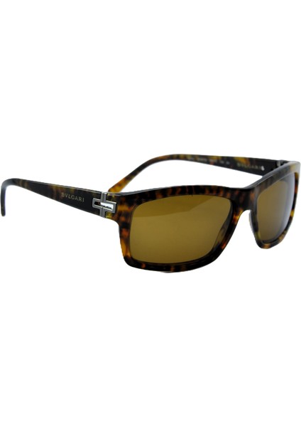 Bvlgarı 7004 Crystal Havana Kahverengi Tortoise Shell Square Güneş Gözlüğü fiyatları