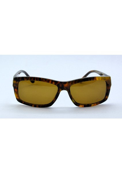 Bvlgarı 7004 Crystal Havana Kahverengi Tortoise Shell Square Güneş Gözlüğü