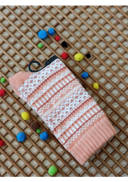 Desenli Kalın Viskon Elit Kadın Çorap