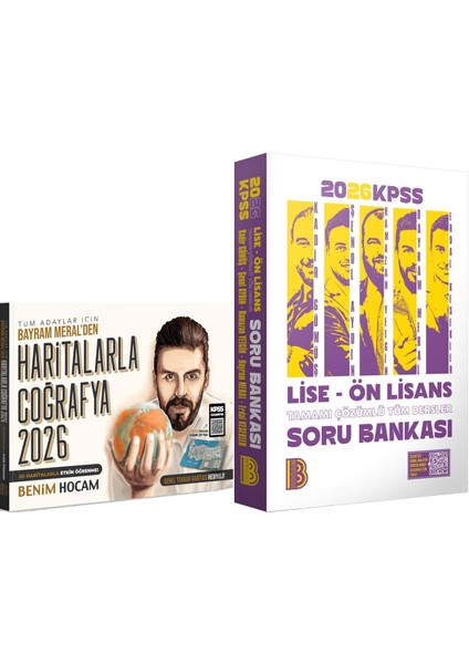 2026 Kpss Lise Ön Lisans Tüm Dersler Soru - 2026 Tüm Adaylar Için Haritalarla Coğrafya