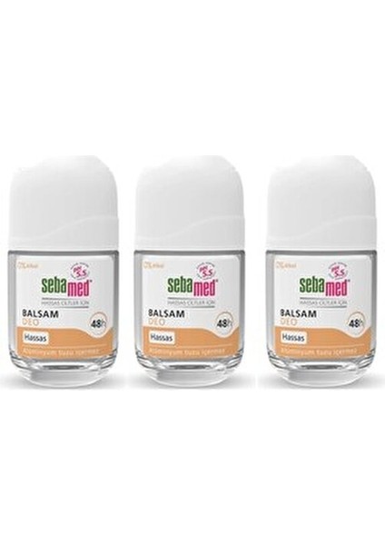 Deodorant Roll-On 50ML Balsam Hassas/sensitive (3 Lü Set) modelleri