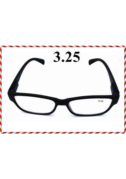 Unisex Kitap Okuma Gözlük & Bilgisayar Gözlüğü & Yakın Çalışma Gözlüğü ( 3.25 ) 1 Adet (Videolu Ürün)