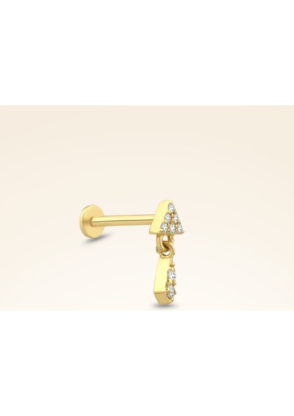 0,03 Karat Pırlanta Tragus Piercing fiyatları