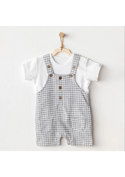 Litaetrend Andywawa AC25804 Jumpsuit Set Little King Salopet Takım Grey