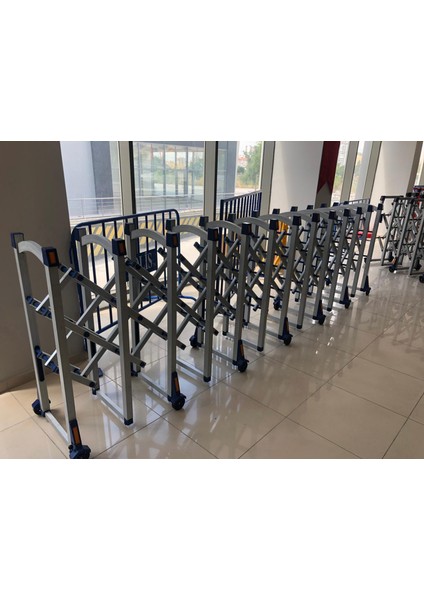 Alüminyum Akordiyon Bariyer 2 Metre