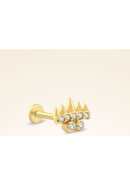0,05 Karat Pırlanta Taşlı Tragus Piercing fiyatları