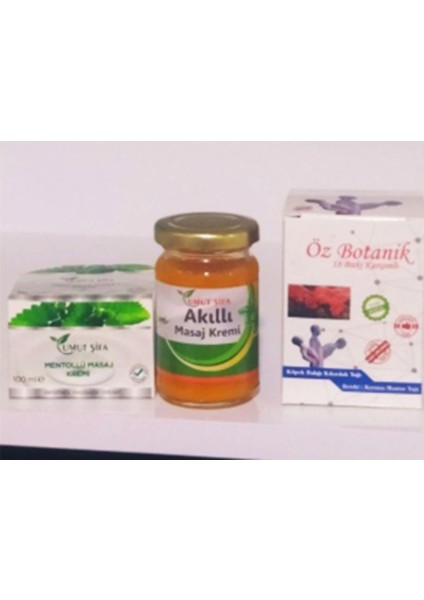 Masaj Seti Mentollü, Akıllı ve Köpek Balığı Kıkırdak Yağı Kremi indirimleri