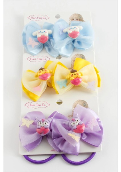 Çzgflm Karakteri Lastikli Toka 2 Adet