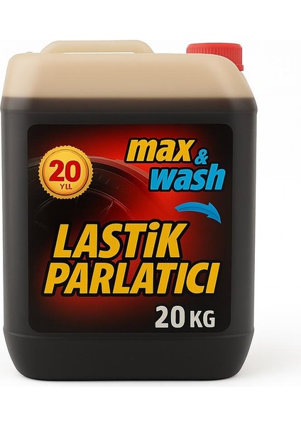 20KG 1/1 Konsantre Lastik Parlatıcı Islak Görünüm