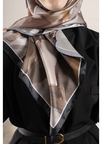 Dijital Kristal Desenli Eşarp 95x95 – Pastel Desen-2 fırsatları