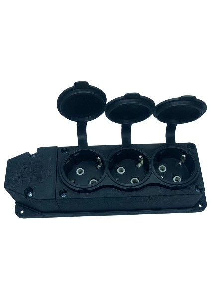 3 Lü Kauçuk Grup Priz Monofaze 1X16A 220 V fiyatları